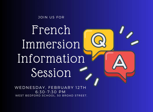 French Immersion Information Session Feb 12th