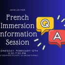French Immersion Information Session Feb 12th